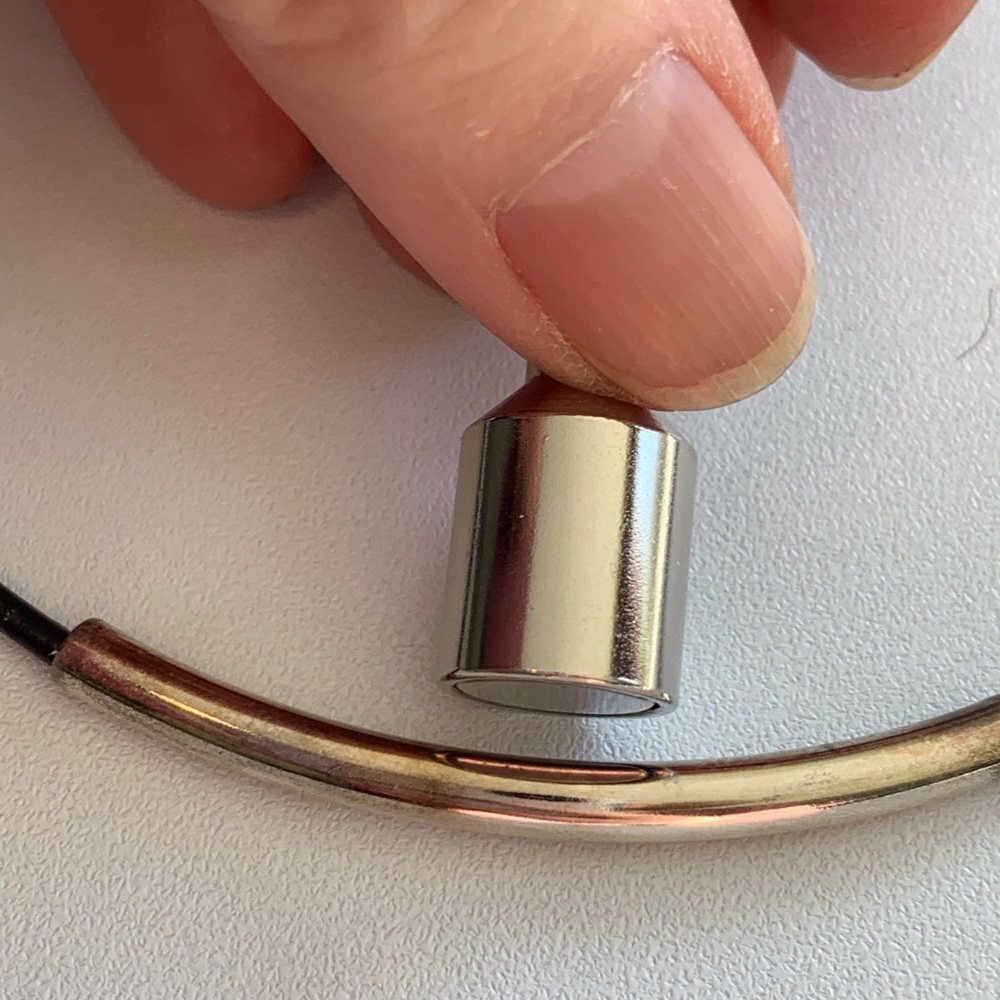 Silver Plated Choker Necklace - Picture 4 of 5